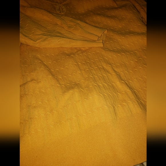 💖👄Croft and Barrow Long Sleeve Yellow Sweater Knit Top (Size3X) - Picture 7 of 15